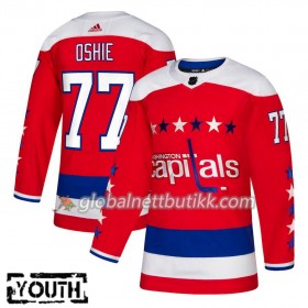 Washington Capitals Hockeydrakt TJ Oshie 77 Alternate 2018-2019 Adidas Authentic - Barn